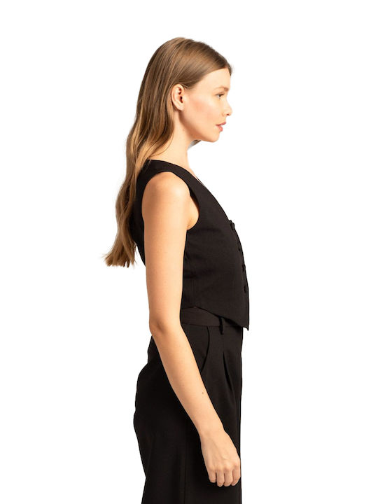 Mind Matter Women's Vest Black