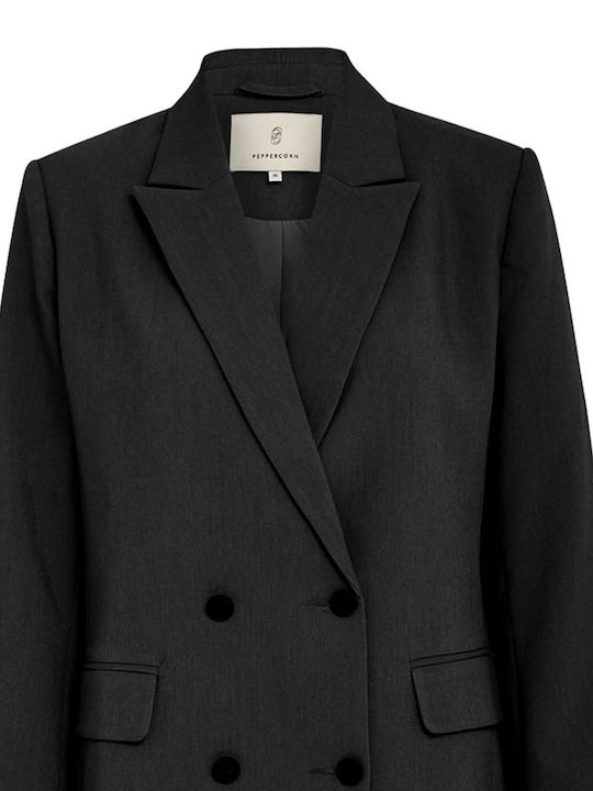 Peppercorn Women's Double Breasted Blazer Black