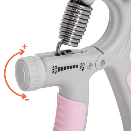 Verstellbarer Unterarm-Übungs-Flexor-Widerstand 20-50kg Pink
