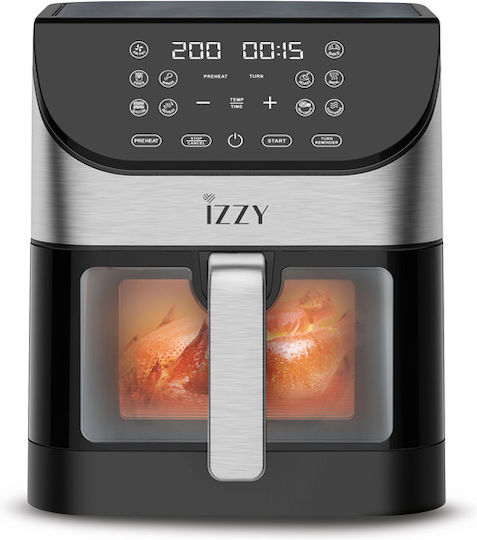 Izzy Air Fryer 6lt Μαύρο IZ-8217