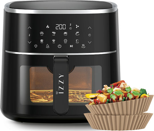 Izzy Air Fryer 8.2lt Μαύρο IZ-8218