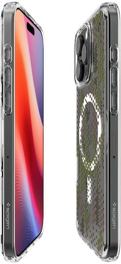 Spigen Ultra Hybrid MagFit Back Cover Plastic Digital Camo (iPhone 16 Pro)