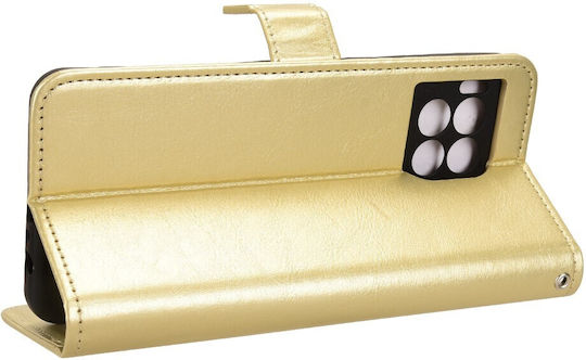 Wallet Piele artificială / Plastic / Silicon Auriu (T Phone 2 Pro 5G)