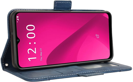 Back Cover Piele artificială / Plastic / Silicon Magnetic Albastru marin (T Phone 2 5G)