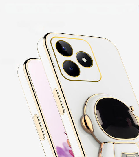 Back Cover Σιλικόνης Λευκό (Realme Note 50)