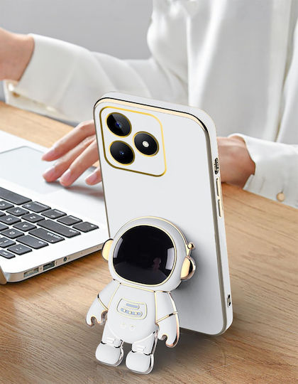 Back Cover Σιλικόνης Λευκό (Realme Note 50)