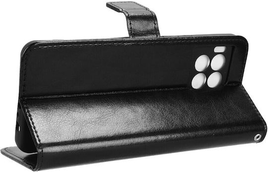 Wallet Δερματίνης / Πλαστικό / Σιλικόνης Μαύρο (T Phone 2 Pro 5G)