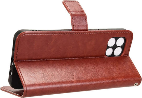 Brieftasche Synthetisches Leder / Kunststoff / Silikon Braun (T Phone 2 5G, OEM)
