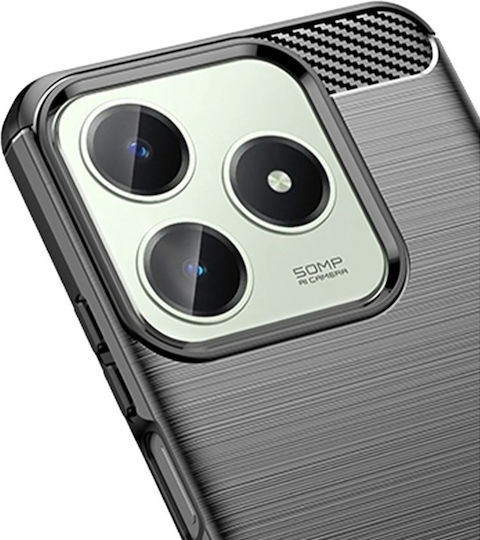 Back Cover Πλαστικό / Σιλικόνης Μαύρο (Realme C63)