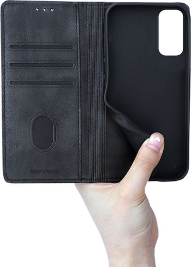 Vintage Magnet Wallet Case Sonique Samsung Galaxy M15 5G Black