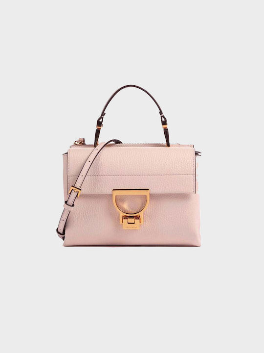 Coccinelle Leather Women's Bag Hand Pink