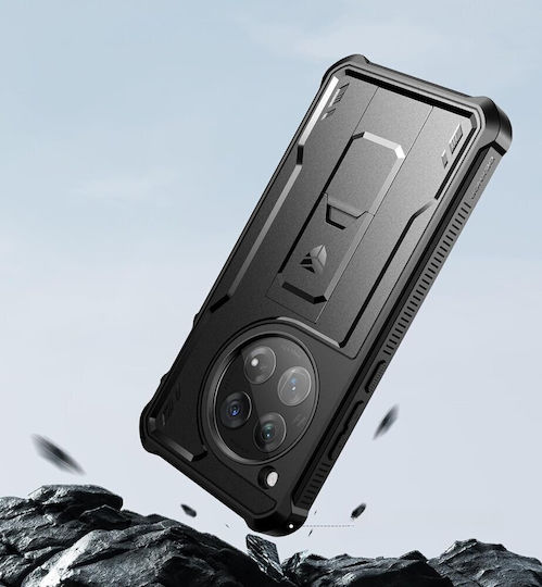 Θωρακισμένη Θήκη Oneplus 12 Dexnor Full Body Two Frames Μαύρη