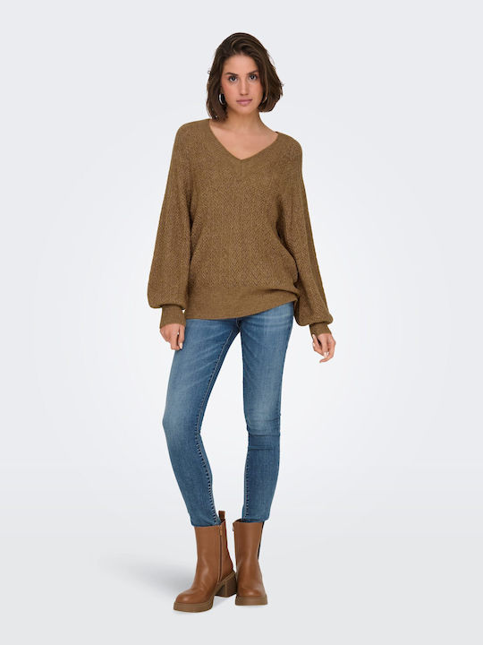 Only Pullover Beige, Toasted Coconut 15324276