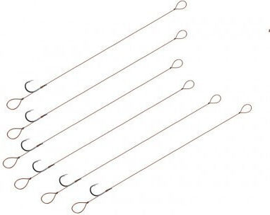 Delphin Proxi Loop Feeder Rig 6 Pcs Set Length 8 Cm Thickness 0.10 Mm Hook Size 8