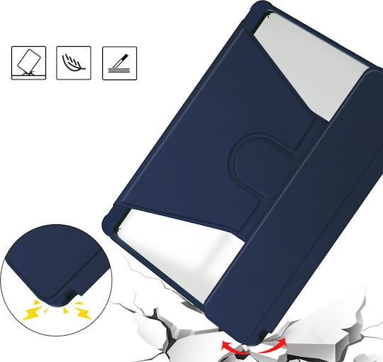Case + Keyboard Samsung Galaxy Tab S9 Fe+ Plus Rotary 360° Leather Light Blue