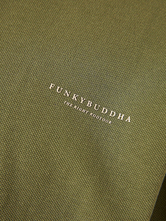 Funky Buddha Polo Blouse Khaki