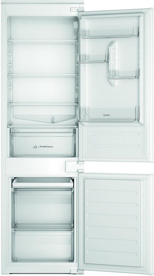 Indesit Fridge-Freezer 268lt H177xW54xD54.5cm White INC18D021A1