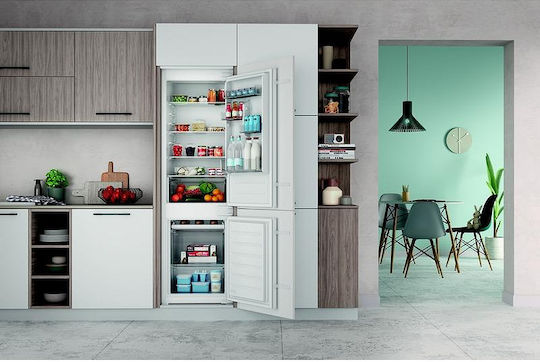 Indesit Fridge-Freezer 268lt H177xW54xD54.5cm White INC18D021A1