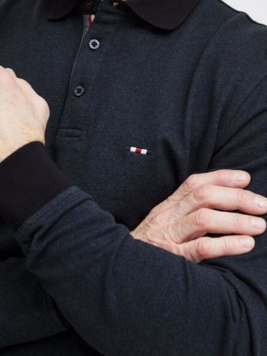 Polo Μπλούζα Μακρυμάνικη Navy Μπλε