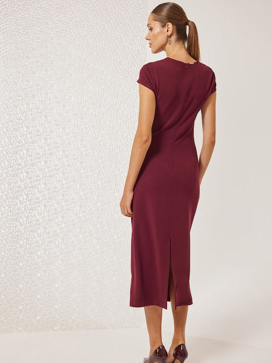 Enzzo Dress All Day Burgundy