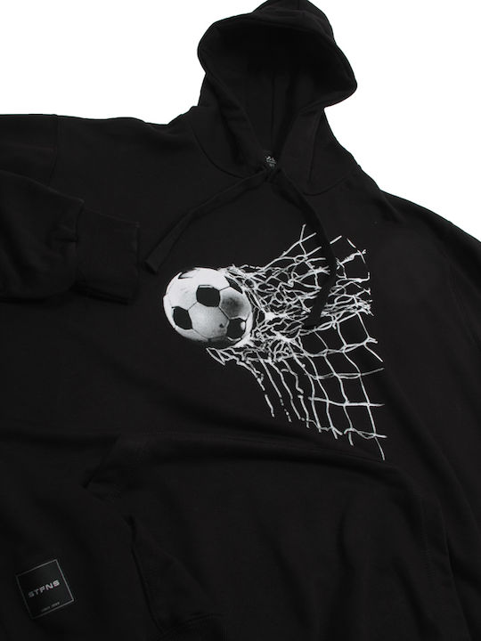 Sweatshirt with Hood Black