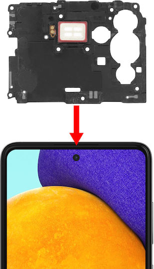 Clappio Interner Lautsprecher Samsung Galaxy A52s Ohrhörer Schwarz
