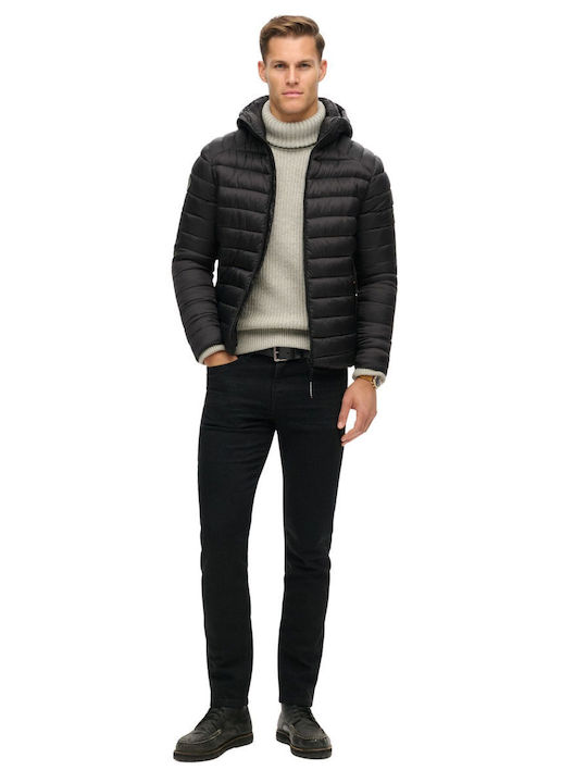 Superdry Fuji Sport Jacket Puffer Black