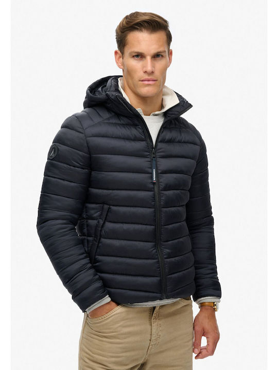 Superdry Fuji Sport Jacket Puffer Blue