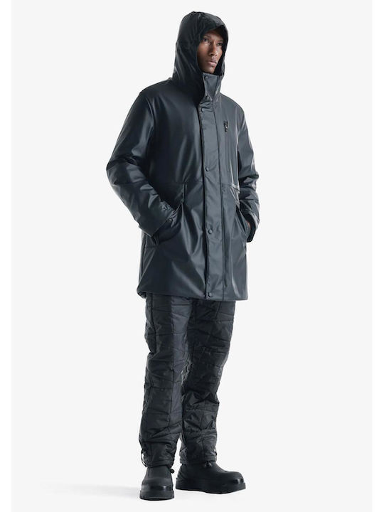 Jacke Puffer Wasserdicht und Winddicht Schwarz