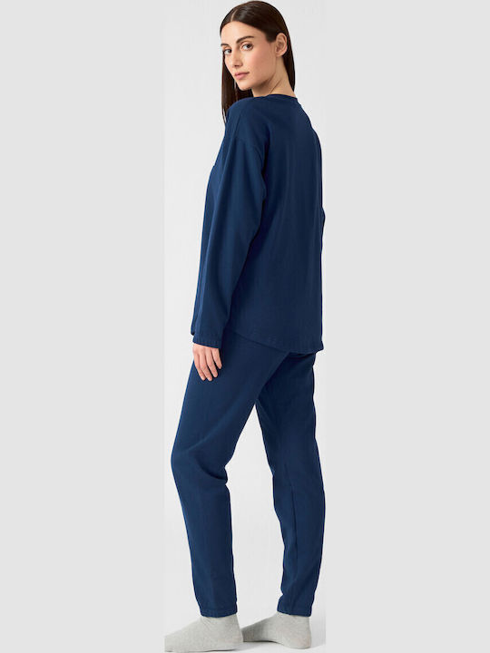 Minerva Winter Women's Pyjama Set Blue