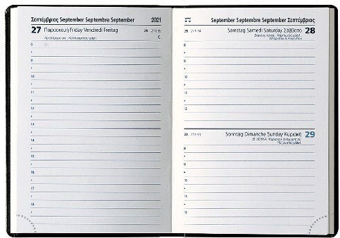 THeofylaktos Murano Daily Agendas 2025 Red 8.9x13cm