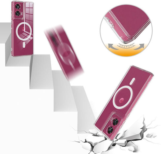 Wallet Silicon Transparent (Motorola Edge 50 Fusion)