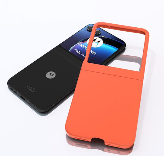 Umschlag Rückseite Kunststoff Orange (Razr 50)