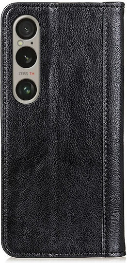 Book Δερμάτινο Μαύρο (Xperia 1 VI)