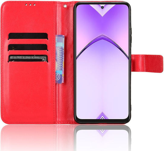 Портмоне Изкуствена кожа / Пластмаса / Силикон Червен (Oppo A80 5G)