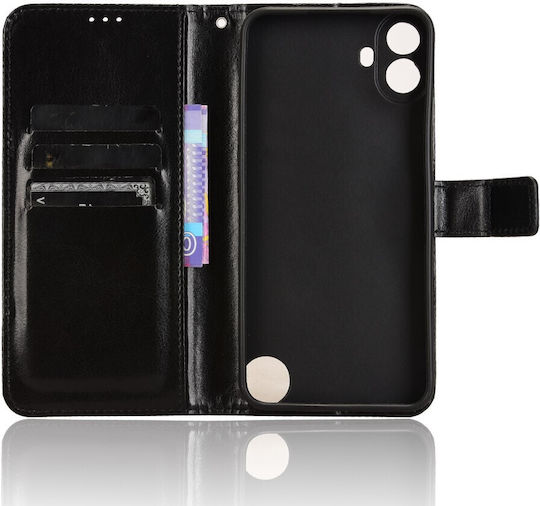 Wallet Δερματίνης / Πλαστικό / Σιλικόνης Μαύρο (Nothing CMF Phone 1)