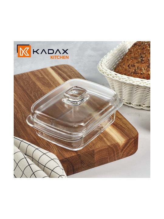 Kadax Glass Butter Dish Lid Butter Dish Container