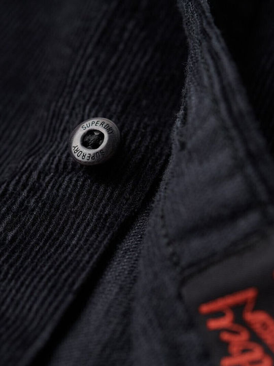 M D2 Ovin Langärmlig Flanell Hemd Blueblack