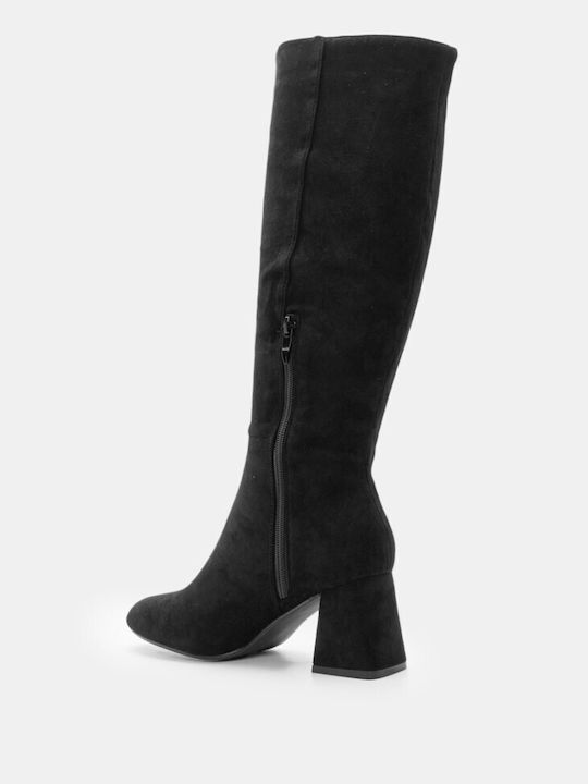 Luigi Women's Boots with Medium Heel Black