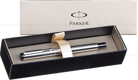 Parker Vector Stainless Πένα Γραφής Fine Γκρι από Ατσάλι