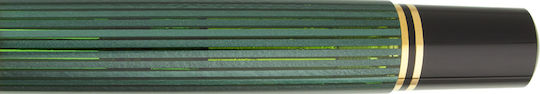 Pelikan Souveran M800 Stilou Fine Verde Cu Cerneală Roșie