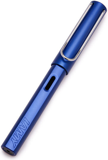 Lamy Al Star Schreibfeder Breite Blau aus Aluminium mit Rot Tinte