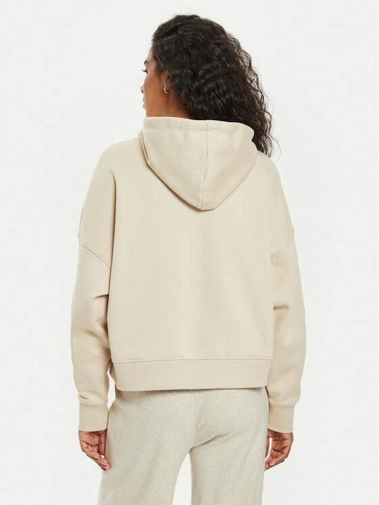 Guess Women's Hooded Sweatshirt Beige