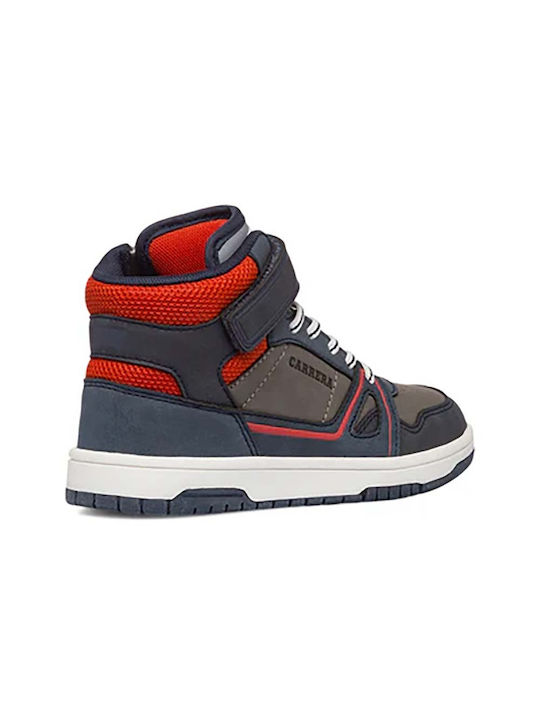 Carrera Kids PU Leather Anatomic Boots Gray