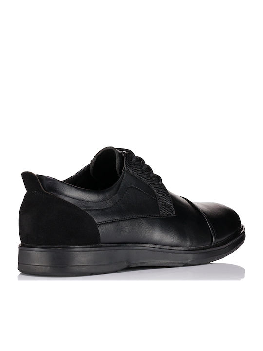 Men's Synthetic Leather Casual Shoes Black