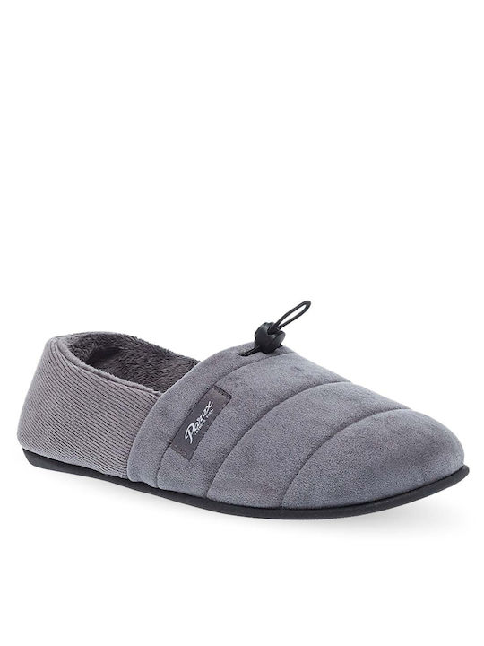 Parex Heel Enclosed Men's Slipper Gray