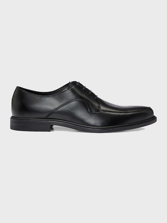 Hugo Men's Leather Dress Shoes Black