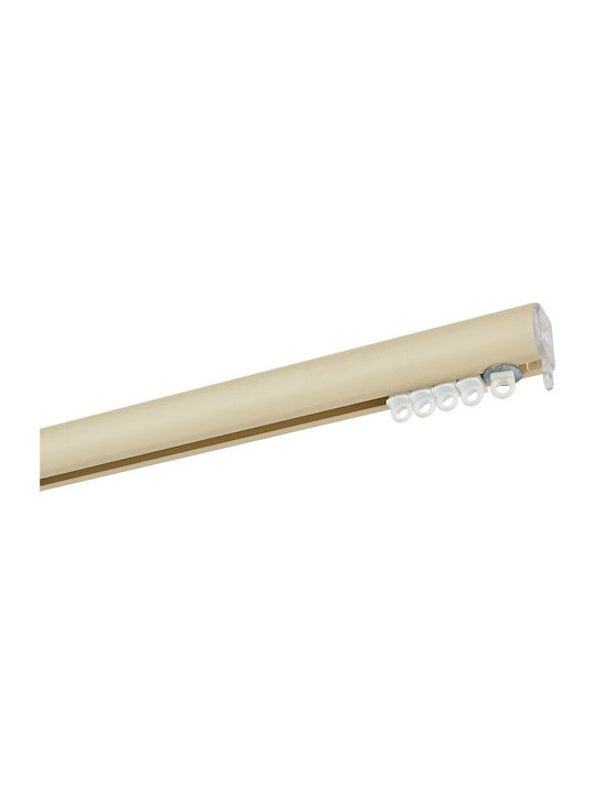 Zogometal Metallic Curtain Pole Double with Rail Φ25mm 300cm Ivovar Mat