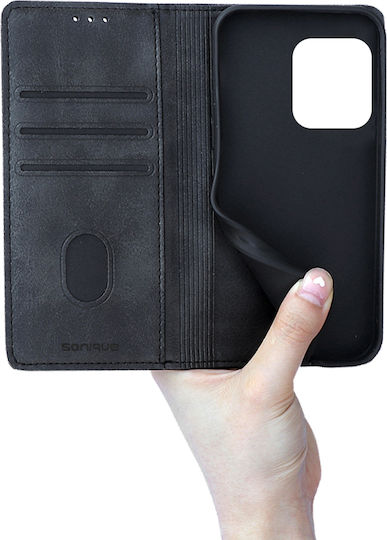 Vintage Magnet Wallet Case Sonique Realme GT 6 5G Black