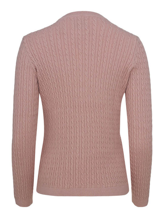 Gant Women's Long Sleeve Sweater Cotton Pink